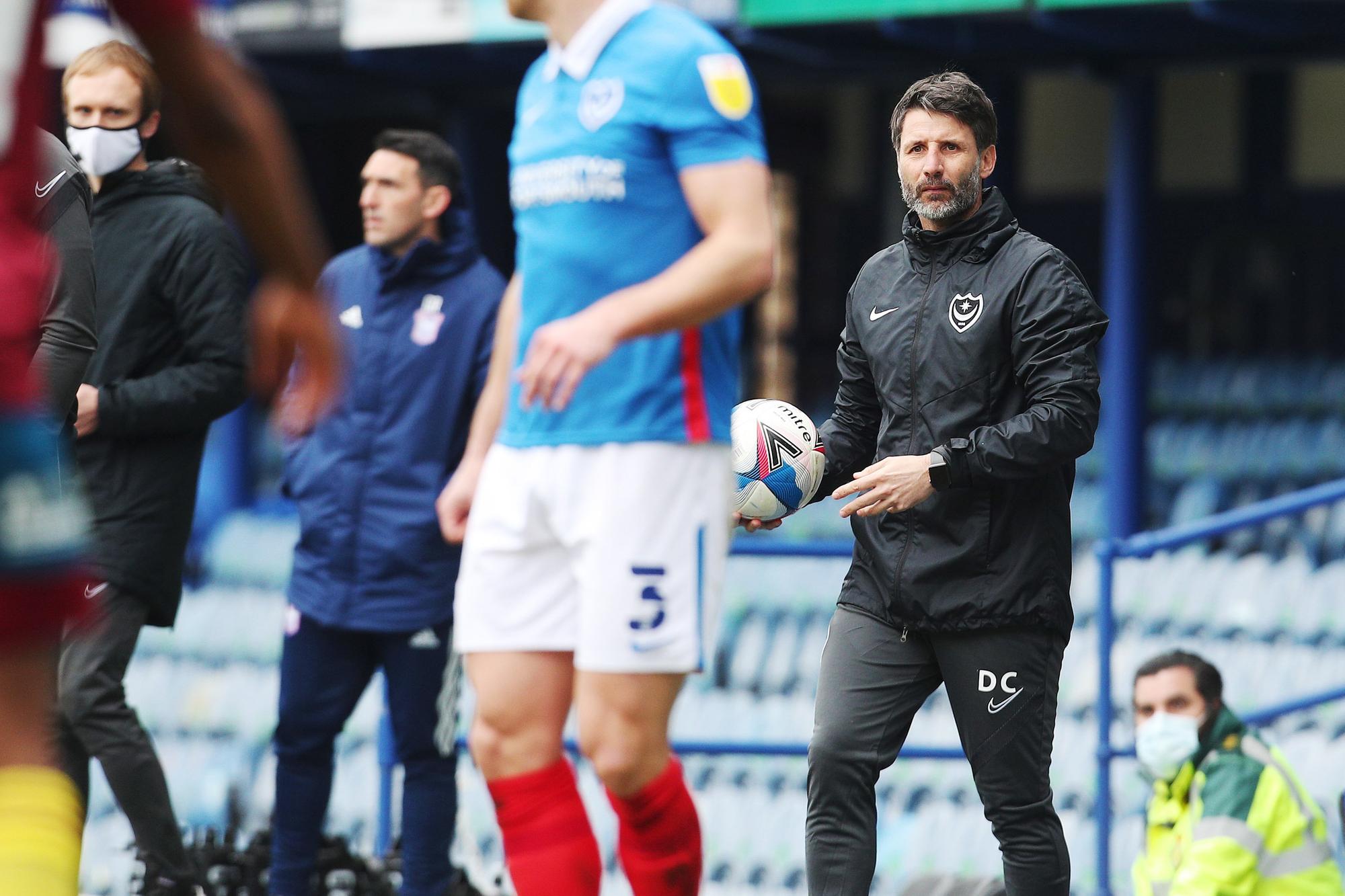 League Division 1 - Portsmouth vs Ipswich Town - 20/03/2021Portsmouth's Manager Danny Cowley