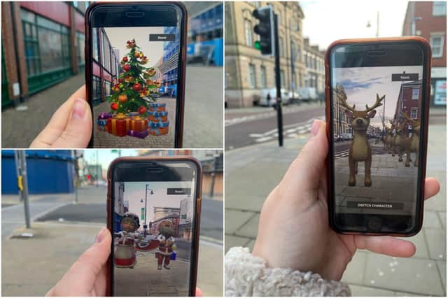 People will be able to find Christmas characters in the city
