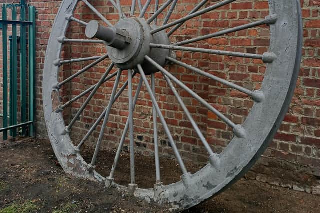 The historic pit wheel. Picture c/o Sunderland City Council.