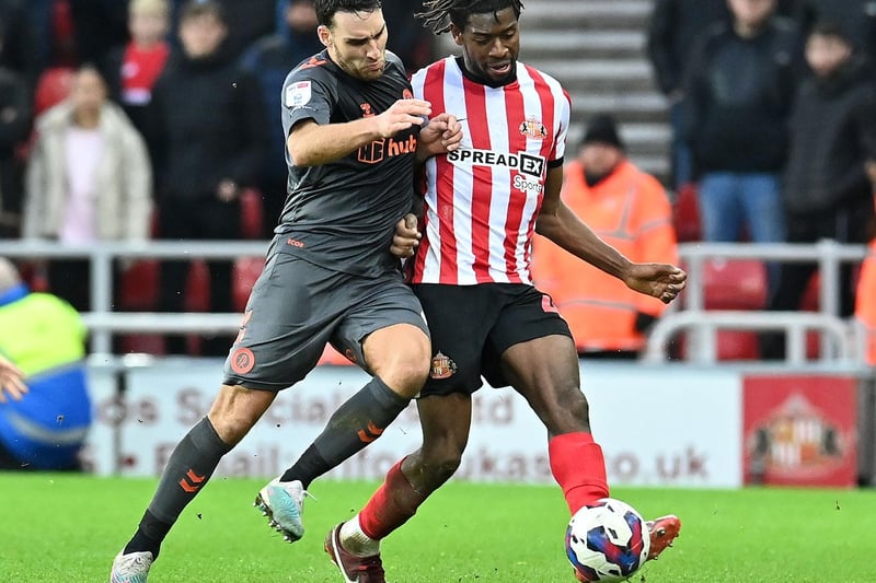 Sunderland's defensive options have been hit by a season-ending injury to Aji Alese.
Alese has suffered a thigh problem.