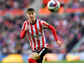 Trai Hume playing for Sunderland.