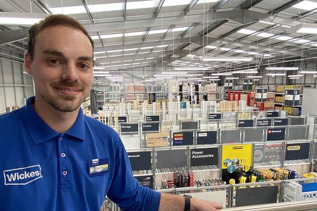 Manager David Wingfield from the new Wickes at Pennywell, Sunderland. Picture by FRANK REID