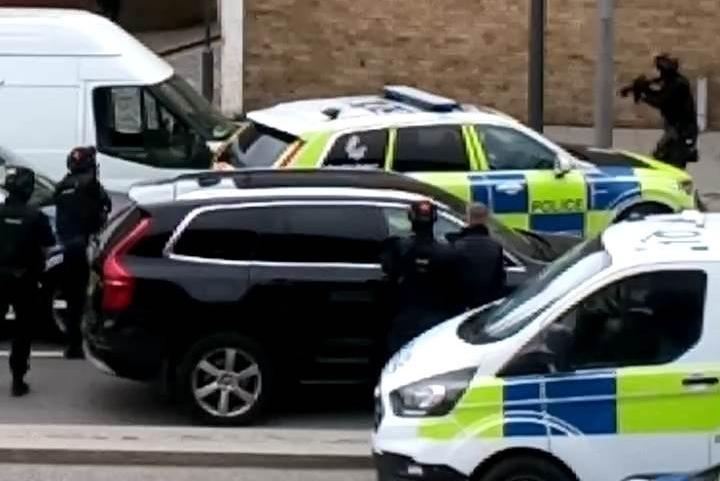 Two men arrested after armed police swoop on vehicle in Sunderland city ...