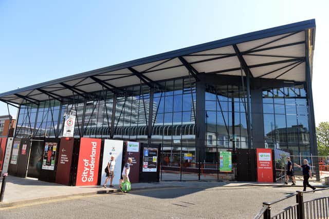 Sunderland's new railway station is due to open in autumn 2023. Image, Sunderland Echo.