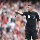 Michael Oliver has named a former Newcastle United player as the most difficult to referee (Photo by Julian Finney/Getty Images)