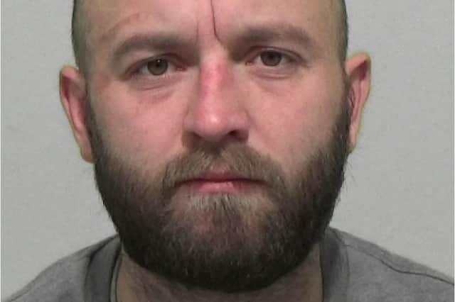 Otley, 39, of Stanton Close, Wardley, Gateshead, admitted causing grievous bodily harm when he attacked a worker at a Sunderland takeaway. He was jailed for 12 months and made subject to a restraining order