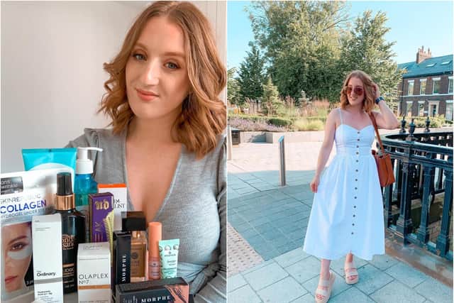 Sarah shares beauty and fashion hauls with her 6K followers on Instagram.