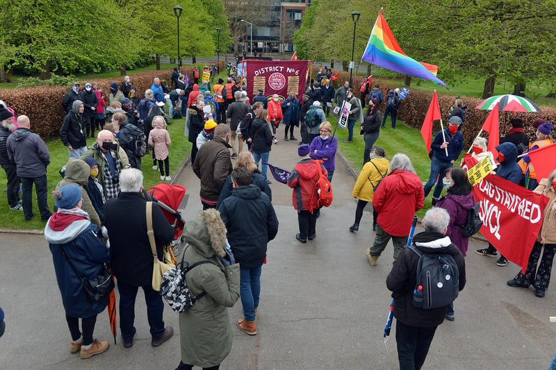 Chesterfield May Day March and Rally.