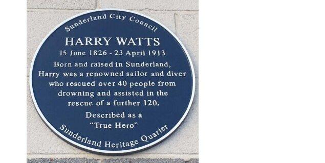 Born in 1826 and raised in Sunderland, Harry was a renowned sailor and diver who rescued more than 40 people from drowning and assisted in the rescue of a further 120. He's described as a ‘True Hero’. During a career as a rigger in Sunderland’s shipyards he saved a further five people from the River Wear before signing up as a diver with the River Wear Commissioners from 1861 to 1896. He also worked for the Sunderland Lifeboat and Life Brigade services.