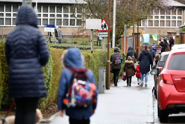 As the city's children return to schools a cautious approach is being urged to prevent a spike in Covid rates.

Picture Michael Gillen.