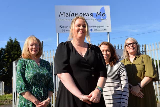 The Melanoma-Me Foundation which has won a Best of Wearside Award. From left are Michelle Green, founder Kerry Rafferty, Jo-Ann Ridley and Adele Ternent.