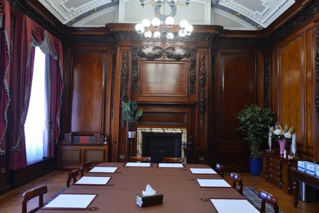 The grand commissioners' boardroom
