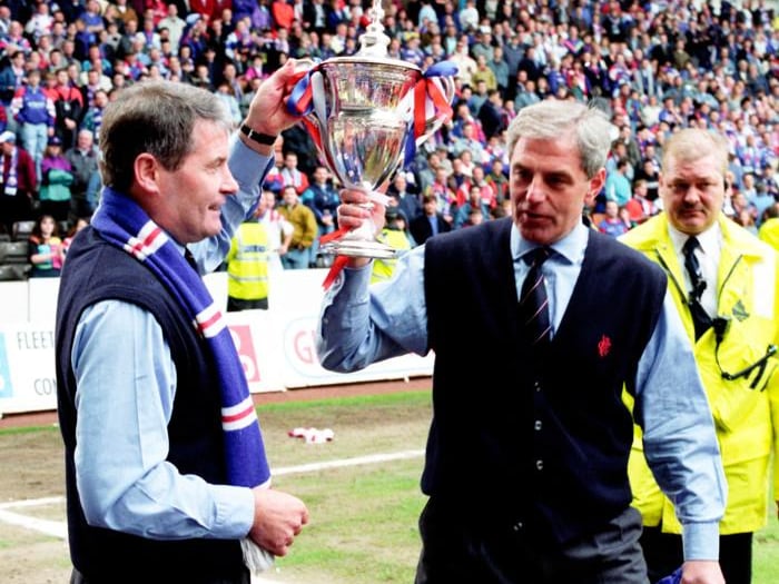 Legendary manager took Rangers to the cusp of the European Cup Final, but it wasn't to be. Completed nine-in-a-row before moving to Everton in 1998. Took Scotland job after Berti Vogts' tenure then was lured back to Ibrox where he led Rangers to the UEFA Cup final and yet more domestic success before handing the reins to McCoist.