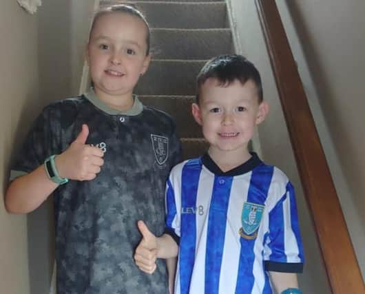 18 photos of youngsters in their Sheffield Wednesday strips.