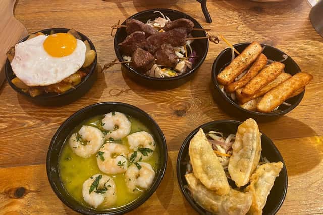 Five tapas for £30