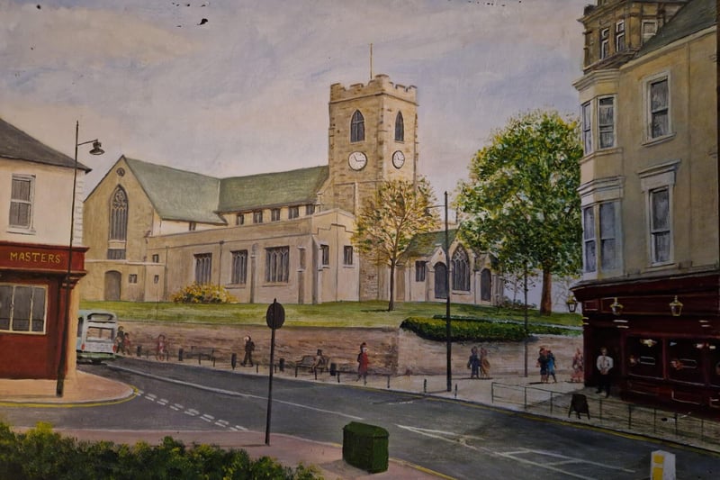 Sunderland Minster as seen in 1996. Remember Masters pub to the left of the picture?