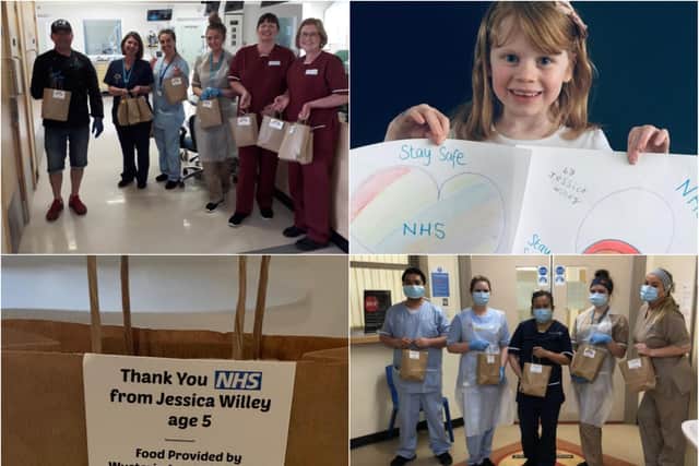 Wysteria Avenue in Houghton-le-Spring joined forces with five-year-old Jessica Willey to provide over 200 packed lunches for NHS staff at Sunderland Royal Hospital.