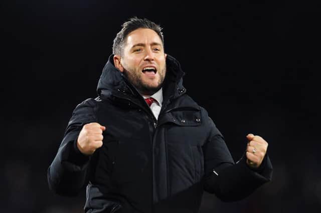 Lee Johnson. (Photo by Alex Burstow/Getty Images)