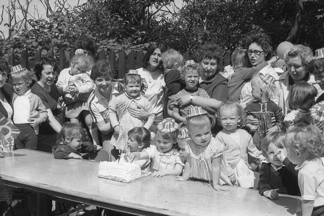 Rockhouse Playgroup in Seaham hosted its own Royal wedding party in July 1981.
