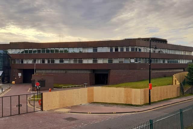 Sunderland Civic Centre, which is being demolished.