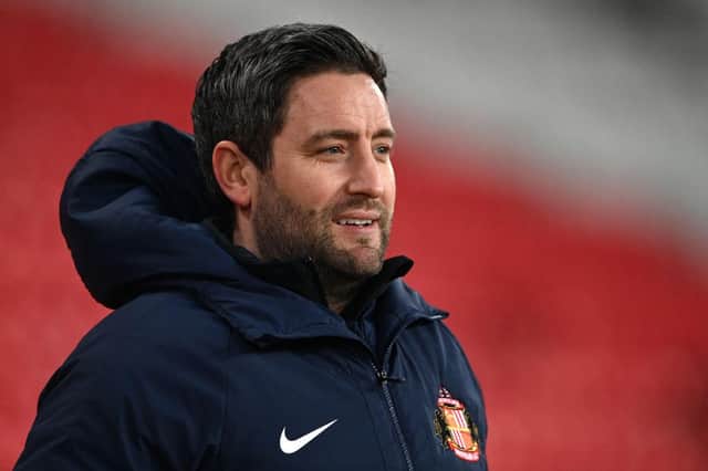 Sunderland head coach Lee Johnson. (Photo by Stu Forster/Getty Images)