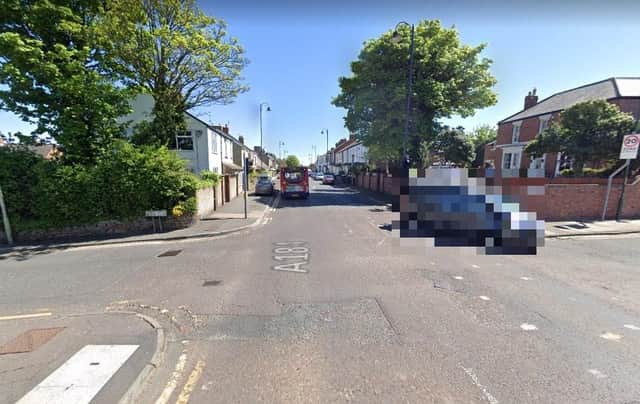 The incident happened on the Front Street, East Boldon. Picture by Google