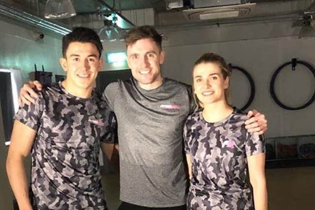 Luke O'Nien with Adam Shaw of Future You and instructor Chloe Nuget.