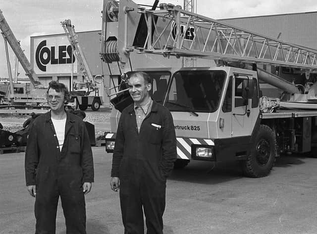 Coles Cranes operated for more than 50 years on Wearside
