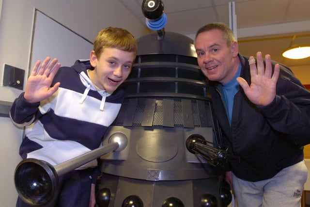 Time for a photo with a friendly Dalek 15 years ago.