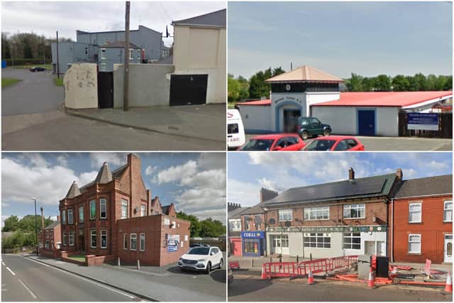 From clockwise from top left, Hetton Working Men's Club, Hetton Lyons CC clubhouse, Hetton Social Club and Easington Lane Working Men's Club have each closed until further notice due to the Covid restrictions. Images copyright Google Maps.