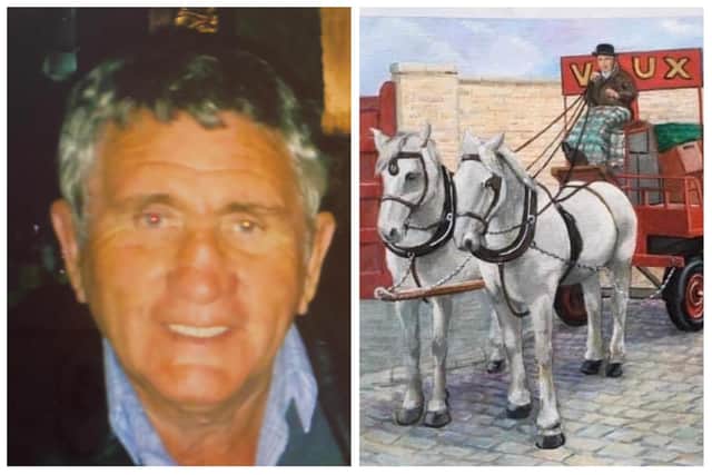 Artist Alan Pearson passed away in November 2022 leaving around 50 paintings, including Vaux Dray and Horses, most of which had never been seen.