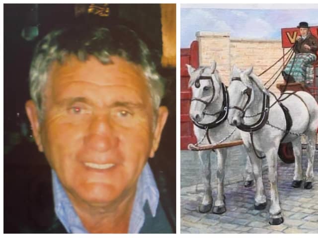 Artist Alan Pearson passed away in November 2022 leaving around 50 paintings, including Vaux Dray and Horses, most of which had never been seen.