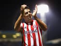Reece James of Sunderland celebrates at the full-time whistle after the Sky Bet League One match between Gillingham and Sunderland at Priestfield Stadium on August 22, 2018 in Gillingham, United Kingdom.
