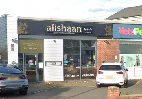 Alishaan By The Sea on Station Road, Seaburn has a 4.5 star rating from 195 reviews.