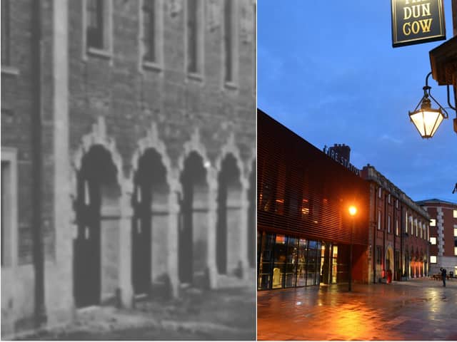The Fire Station - then and now.