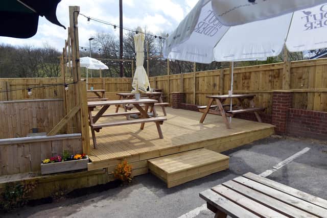 The Ranch has a new beer garden ready for the reopening.