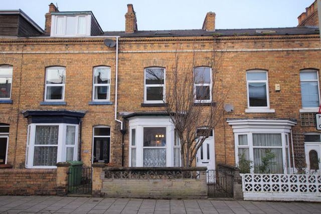 The Zoopla listing for this four-bedroom, terrace house on Prospect Road, Scarborough, has been viewed about 1,200 times in the last month. It is on the market for £129,995 with Four Walls or More.