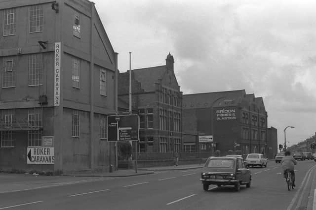 Bridon Fibres - formerly known as British Ropes Ltd - pictured in September 1977.
