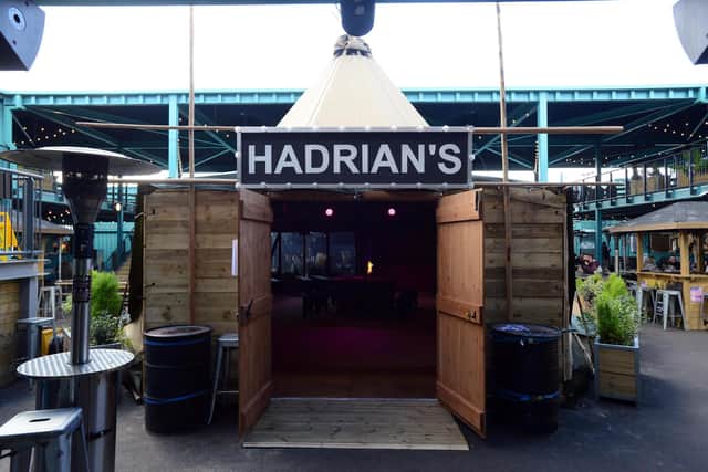 Hadrian's Tipi has opened at Stack Seaburn