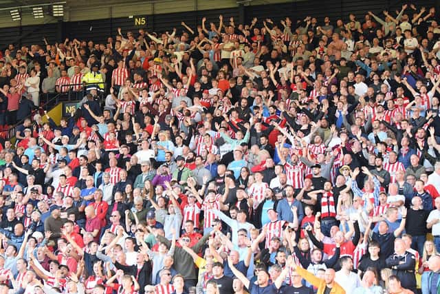 Sunderland fans at Watford