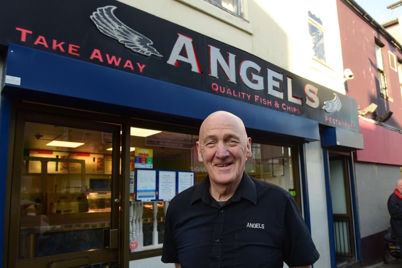 Angels in Derwent Street is one of the only chippies in the city centre. Pictured is owner David Smith who's been frying fish for more than 40 years. It has an overall rating of 4.6.
One reviewer said: "Great fish and chips, lovely staff, great portion sizes and well priced. Best fish and chips in Sunderland? Quite probably. Five stars."