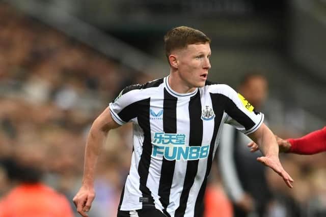 Newcastle United's Elliot Anderson has been attracting attention from the Championship over a potential loan move this window (Photo by Stu Forster/Getty Images)
