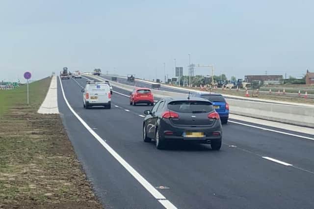 Motorists are now able to use the new section of the A19 without the need to stop at Testo's.