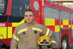 Romanian firefighter Mihai Catea is proud to be keeping Sunderland safe.