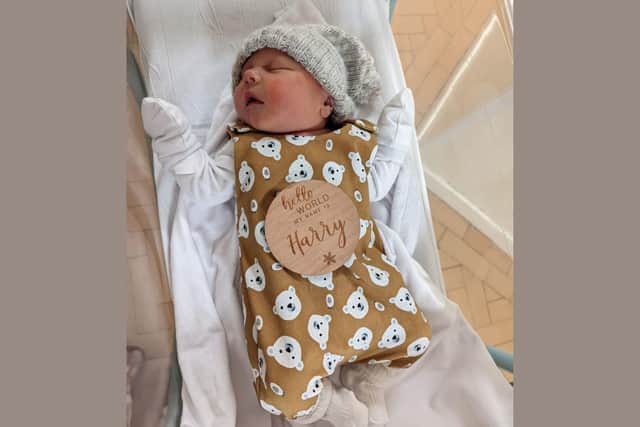 Meet Harry, one of Sunderland Royal Hospital's first babies of 2022.