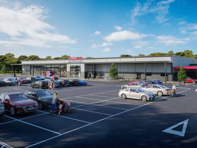 How the new Tesco store could look. Picture c/o Hellens Group.