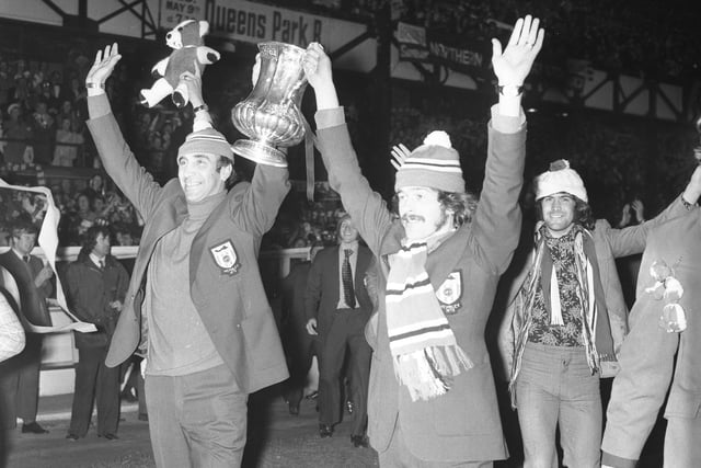 Bobby Kerr and Bob Stokoe parade the FA Cup at Roker Park. What a milestone to remember.