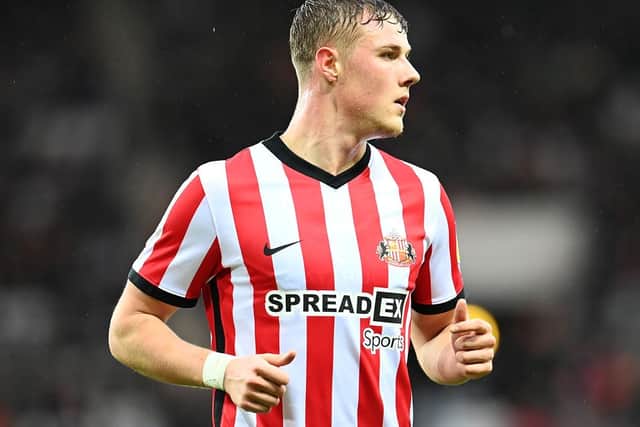 Daniel Ballard playing for Sunderland