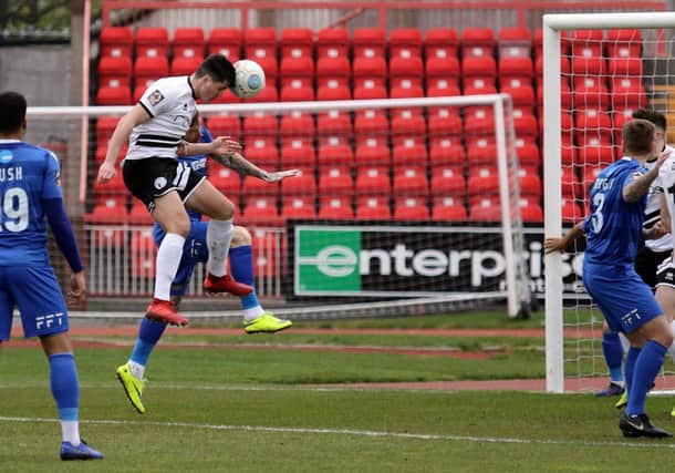 Jon Mellish in action for Gateshead. Picture by Charles Waugh.