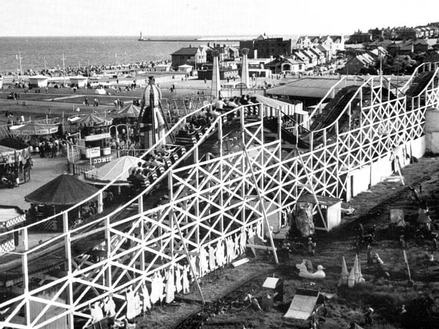 A plodge in the sea, a wrapper of chips and a turn on the rollercoaster! What's not to love? Picture: Bill Hawkins/Sunderland Antiquarians.